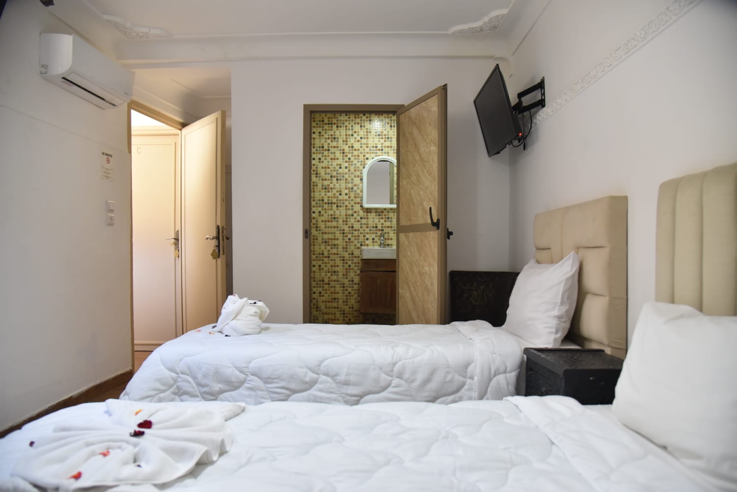 Chambre lits jumeaux